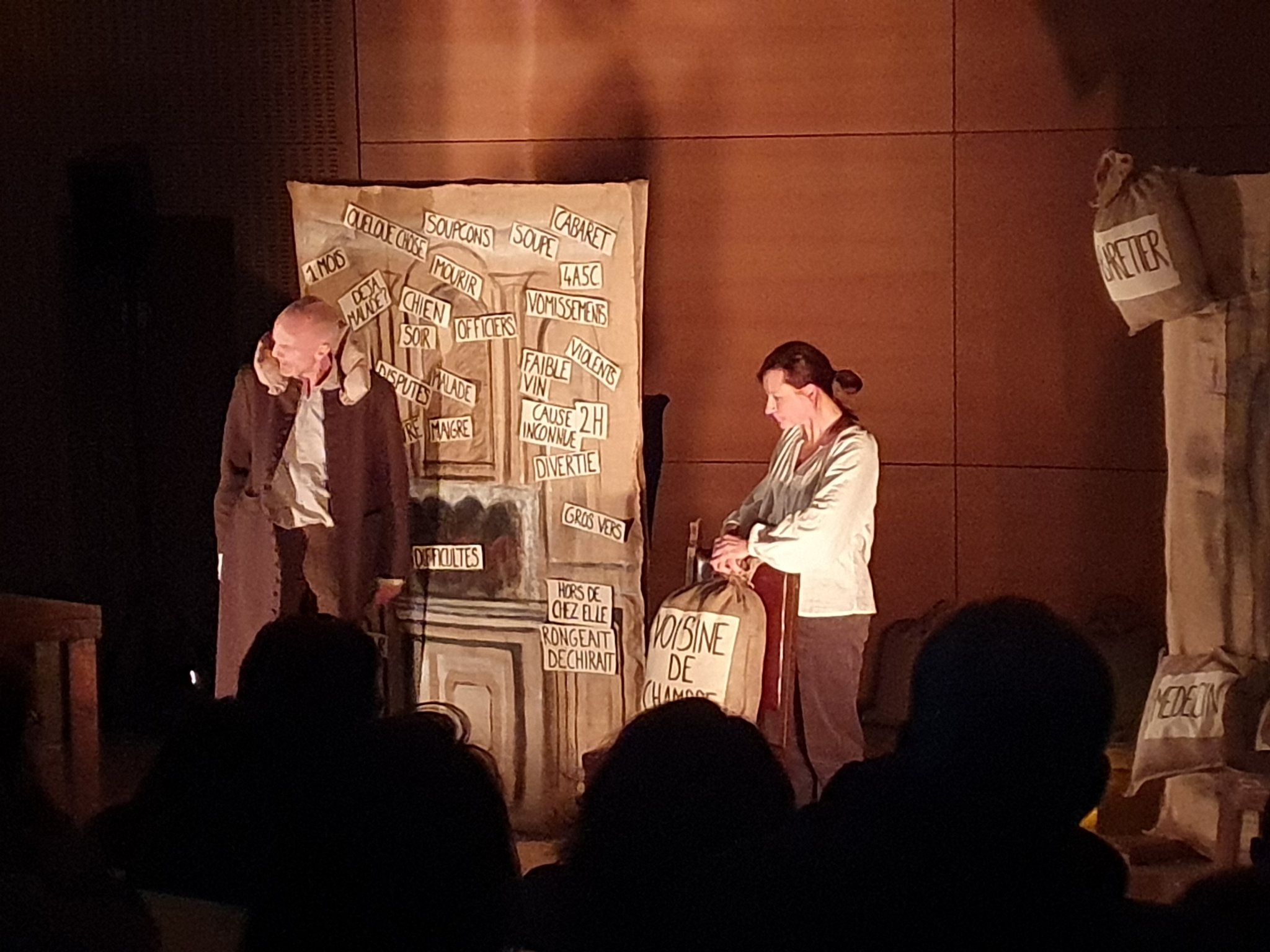 Représentation "Un soupçon d'arsenic" à l'Université de Lille en novembre 2024 © FSJPS ULille