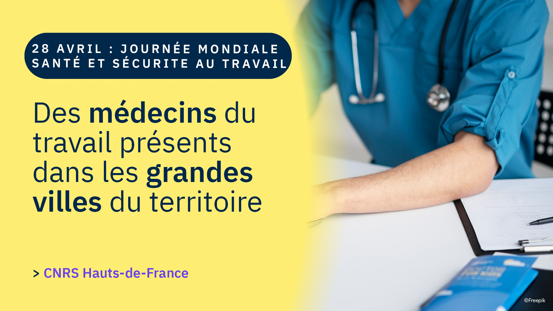 La surveillance médicale est assurée sur tout le territoire par les différents médecins du travail. 👩‍⚕️ 👨🏻‍⚕️